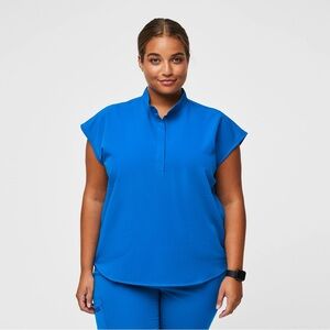 NWT FIGS Rafaela Oversized Scrub Top™ in Royal Blue
